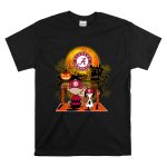 Snoopy and Charlie Brown Pumpkin Alabama Crimson Tide Halloween Moon T Shirt 6