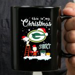 Snoopy and Charlie Brown Santa Green Bay Packers this is my Christmas 3 mug.jpg