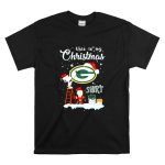 Snoopy and Charlie Brown Santa Green Bay Packers this is my Christmas T Shirt 6