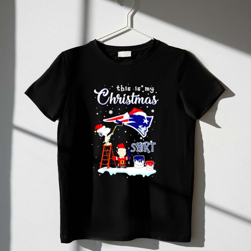 Snoopy And Charlie Brown Santa Patriots This Is My Christmas 1 T Shirt