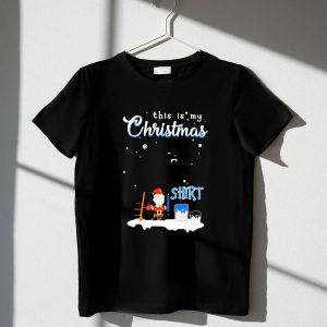 Snoopy and Charlie Brown This Is My Christmas Carolina Panthers 1 T Shirt 1.jpg