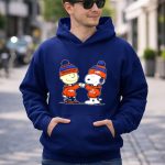 Snoopy and Charlie Brown Wear Clothing Broncos 8 Hoodie