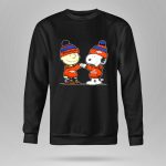 Snoopy and Charlie Brown Wear Clothing Broncos 9 Sweatshirt