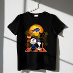 Snoopy and Charlie Brown watching Buffalo Bills halloween shirt 1 T Shirt.jpg