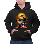 Snoopy and Charlie Brown watching Buffalo Bills halloween shirt 2 Hoodie.jpg