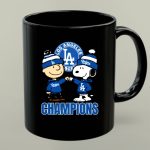 Snoopy and Charlie Los Angeles Dodgers Champions 1 mug 1.jpg