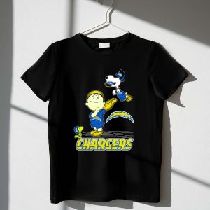 Snoopy and Friends Celebrate Los Angeles Chargers Fandom 1 T Shirt