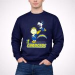 Snoopy and Friends Celebrate Los Angeles Chargers Fandom 3 Sweatshirt