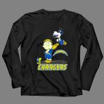 Snoopy and Friends Celebrate Los Angeles Chargers Fandom 4 Long Sleeves
