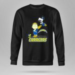 Snoopy and Friends Celebrate Los Angeles Chargers Fandom 9 Sweatshirt