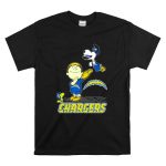 Snoopy and Friends Celebrate Los Angeles Chargers Fandom T Shirt 6