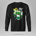 Snoopy and Friends Celebrating St Patricks Day with Shamrocks 9 Sweatshirt