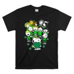 Snoopy and Friends Celebrating St Patricks Day with Shamrocks T Shirt 6