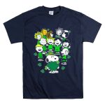 Snoopy and Friends Celebrating St Patricks Day with Shamrocks T Shirt 7