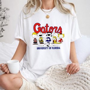 Snoopy and Friends Florida Gators University of Florida characters 1 T Shirt.jpg