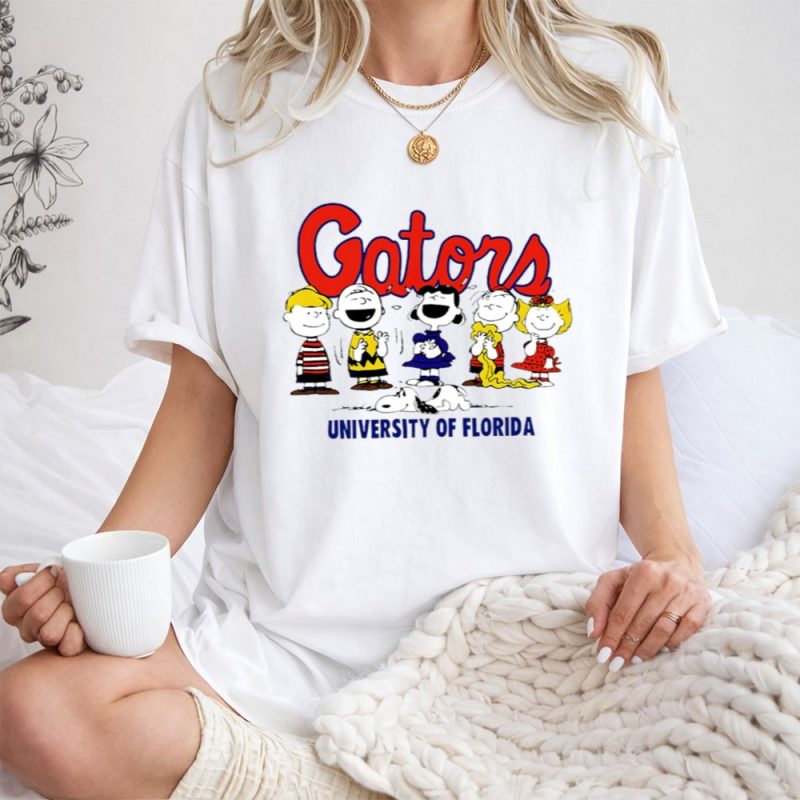 Snoopy And Friends Florida Gators University Of Florida Characters 1 T Shirt.jpg