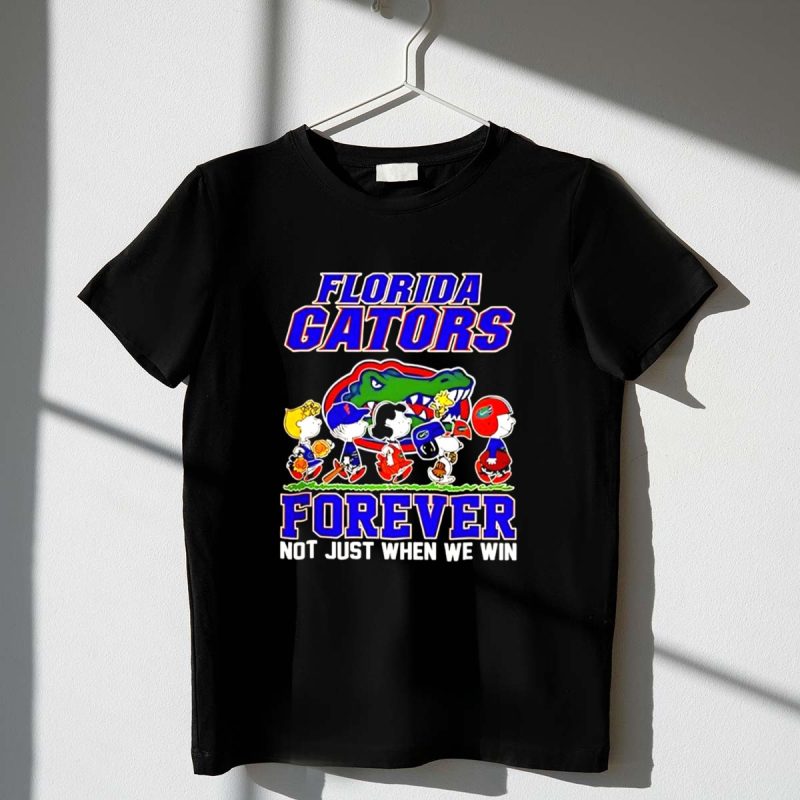 Snoopy And Friends Florida Gators Forever Not Just When We Win 1 T Shirt.jpg