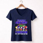 Snoopy and Friends Florida Gators forever not just when we win 5 Womens V Neck.jpg