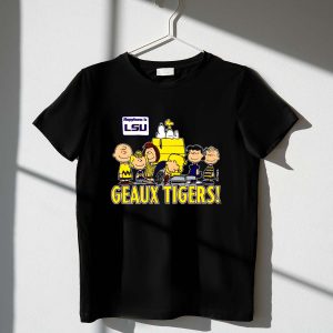 Snoopy and Friends Happiness Is LSU Geaux Tigers 1 T Shirt 1.jpg