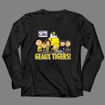 Snoopy and Friends Happiness Is LSU Geaux Tigers 4 Long Sleeves 1.jpg