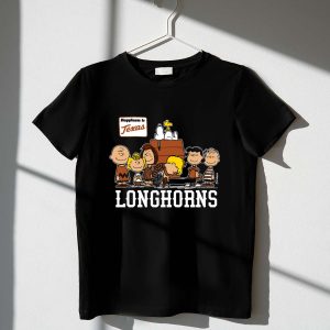 Snoopy and Friends Happiness Is Texas Longhorns 1 T Shirt.jpg