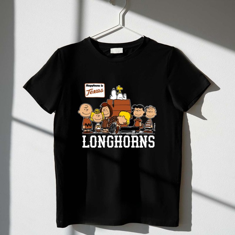 Snoopy And Friends Happiness Is Texas Longhorns 1 T Shirt.jpg
