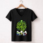 Snoopy and Friends Happy St Patrick Day 5 Womens V Neck1