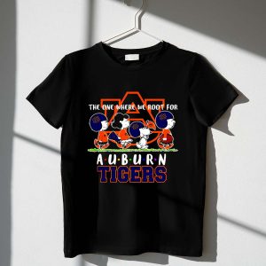 Snoopy and Friends The One Where We Root For Auburn Tiger 1 T Shirt.jpg