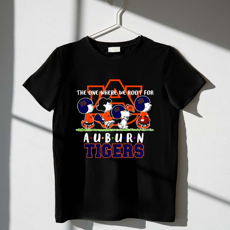 Snoopy And Friends The One Where We Root For Auburn Tiger 1 T Shirt.jpg