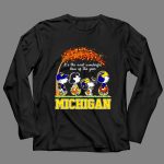 Snoopy and Friends its the most wonderful time of the year Michigan Wolverines 4 Long Sleeves.jpg