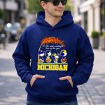 Snoopy and Friends its the most wonderful time of the year Michigan Wolverines 8 Hoodie.jpg