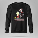 Snoopy and Peanuts Celebrating Atlanta Falcons Football 9 Sweatshirt