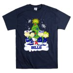 Snoopy and Peanuts Characters Celebrating with Buffalo Bills Christmas Tree T Shirt 7 2.jpg