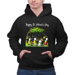 Snoopy and Peanuts Hawkeyes Iowa Happy St Patricks Day shirt 2 Hoodie