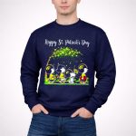 Snoopy and Peanuts Hawkeyes Iowa Happy St Patricks Day shirt 3 Sweatshirt