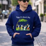 Snoopy and Peanuts Hawkeyes Iowa Happy St Patricks Day shirt 8 Hoodie