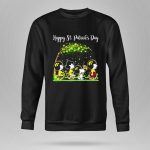 Snoopy and Peanuts Hawkeyes Iowa Happy St Patricks Day shirt 9 Sweatshirt