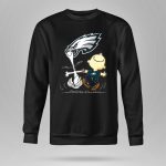 Snoopy and Philadelphia Eagles Logo Dance 9 Sweatshirt