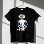 Snoopy and Seattle Mariners Logo with Baseball Bat and Mariners Haters Speech Bubble 1 T Shirt.jpg