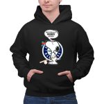 Snoopy and Seattle Mariners Logo with Baseball Bat and Mariners Haters Speech Bubble 2 Hoodie.jpg