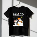 Snoopy and Snowman Chicago Bears Ill Be There for You Christmas Football 1 T Shirt
