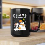 Snoopy and Snowman Chicago Bears Ill Be There for You Christmas Football 2 mug.jpg