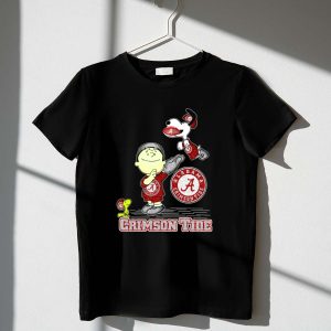 Snoopy and Woodstock Celebrate Alabama Crimson Tide Football 1 T Shirt