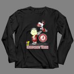 Snoopy and Woodstock Celebrate Alabama Crimson Tide Football 4 Long Sleeves