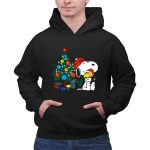 Snoopy and Woodstock Celebrating Christmas by the Tree 2 Hoodie 1.jpg
