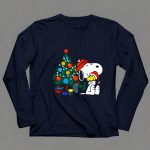 Snoopy and Woodstock Celebrating Christmas by the Tree 6 Long Sleeves 1.jpg