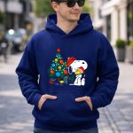 Snoopy and Woodstock Celebrating Christmas by the Tree 8 Hoodie 1.jpg