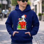 Snoopy and Woodstock Celebrating Christmas with Calgary Flames 8 Hoodie.jpg