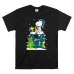 Snoopy and Woodstock Christmas with San Jose Sharks Hockey Spirit T Shirt 6.jpg