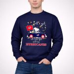 Snoopy and Woodstock Driving car just a girl who lover fall and love Carolina Hurricanes 3 Sweatshirt.jpg